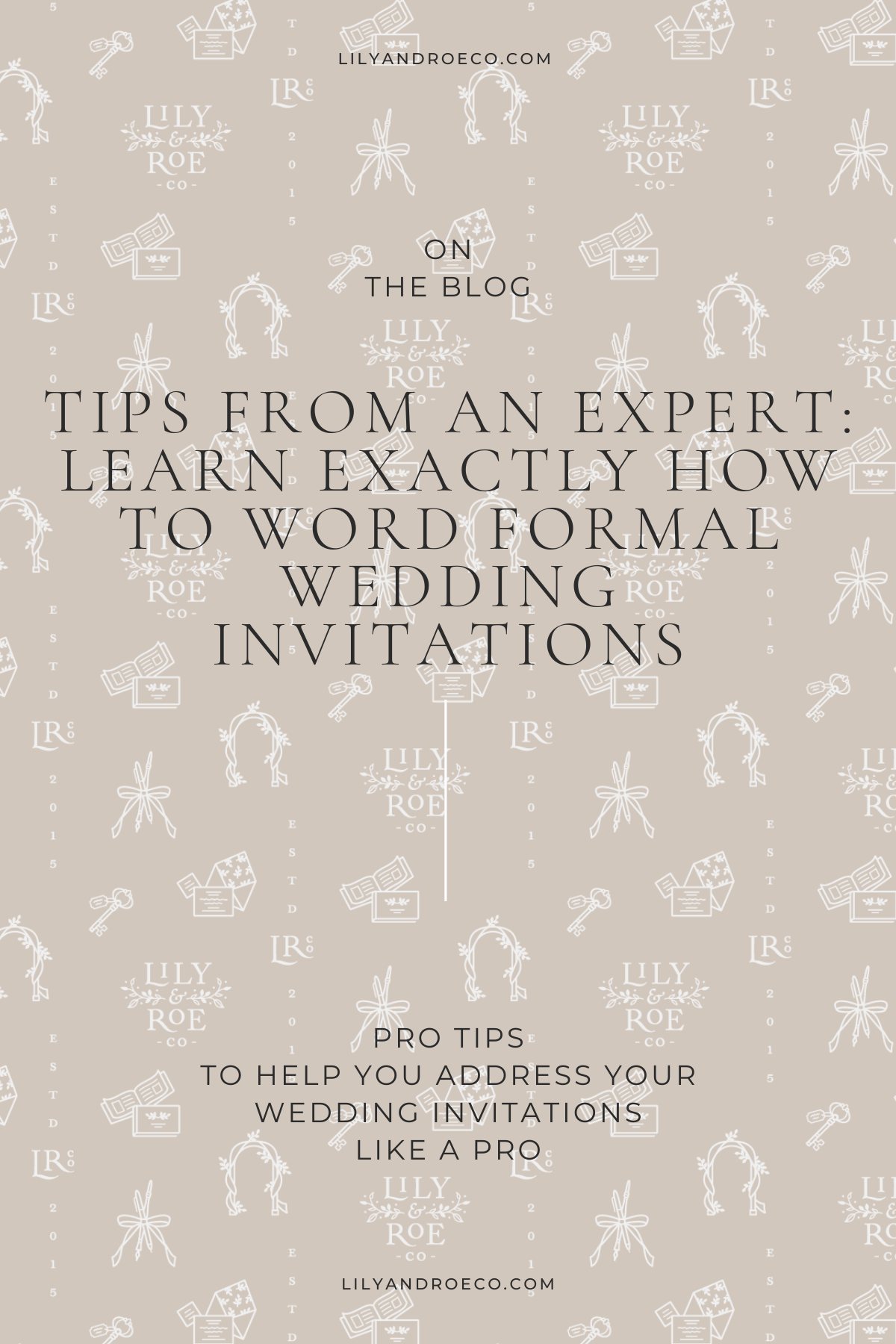 Learn Exactly How To Word Formal Wedding Invitations