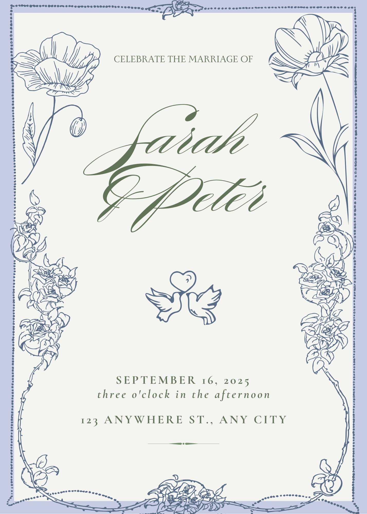 Elegant Wedding Invitation Template