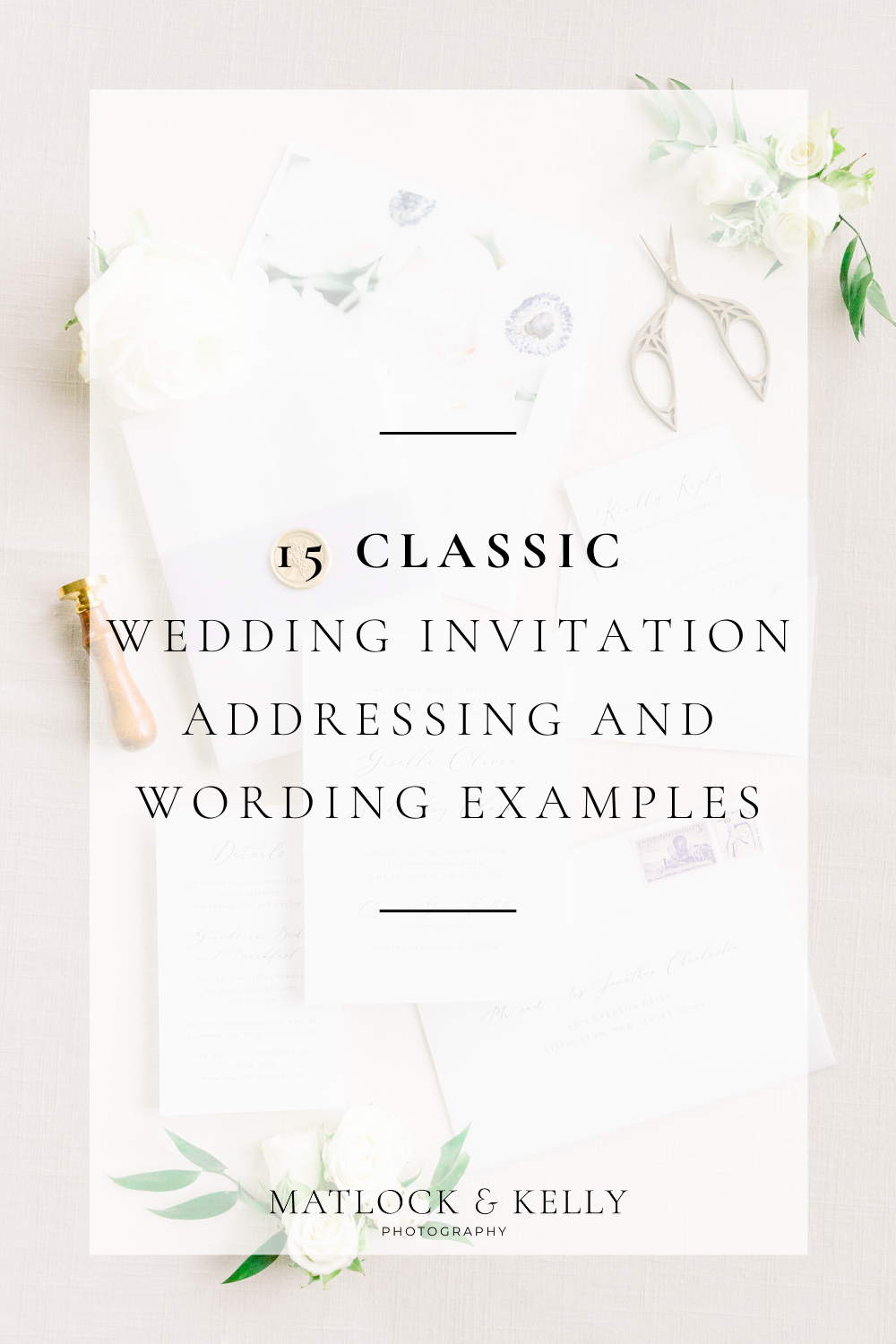 15 Classic Wedding Invitation Wording Examples – Matlock and Kelly